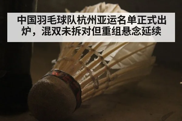 中国羽毛球队杭州亚运名单正式出炉，混双未拆对但重组悬念延续